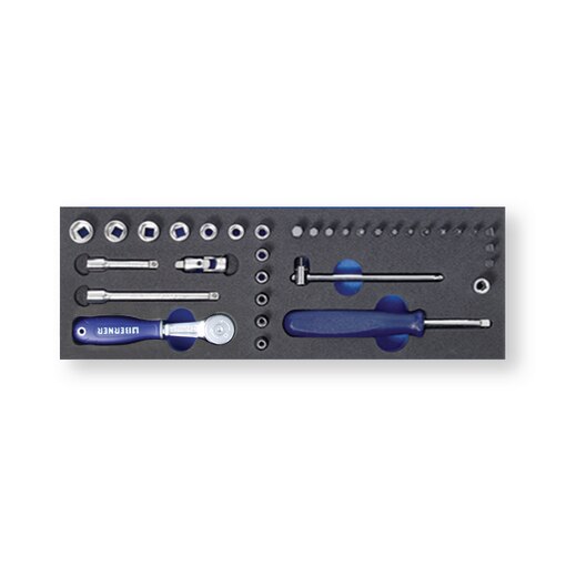 Hard Foam Inlet with Socket Wrench Set 1/4